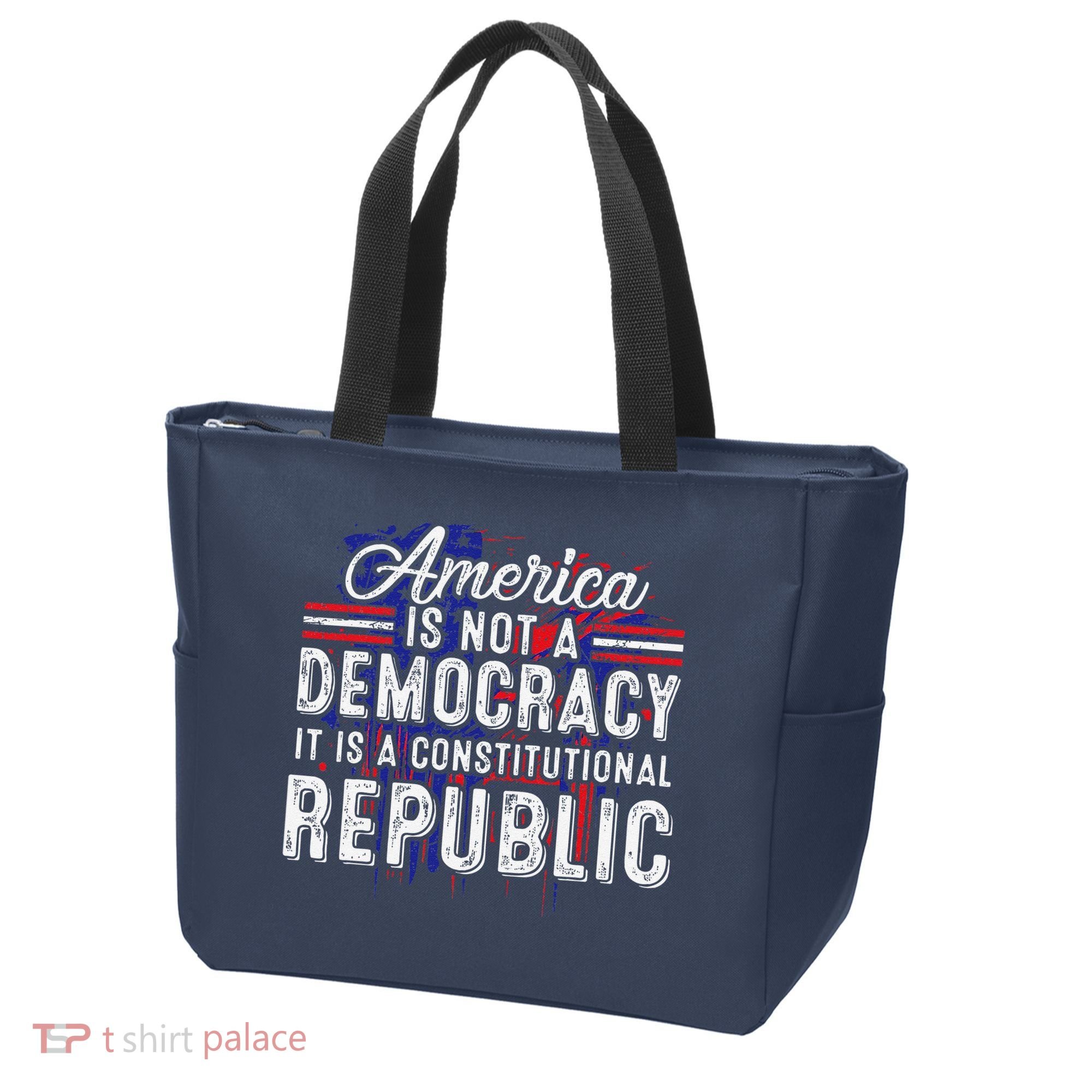 America Is Not A Democracy ItS A Constitutional Republic Tote Bag