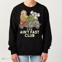 Ain't Fast Club Funny Animal Women's Sweatshirt thumb 0