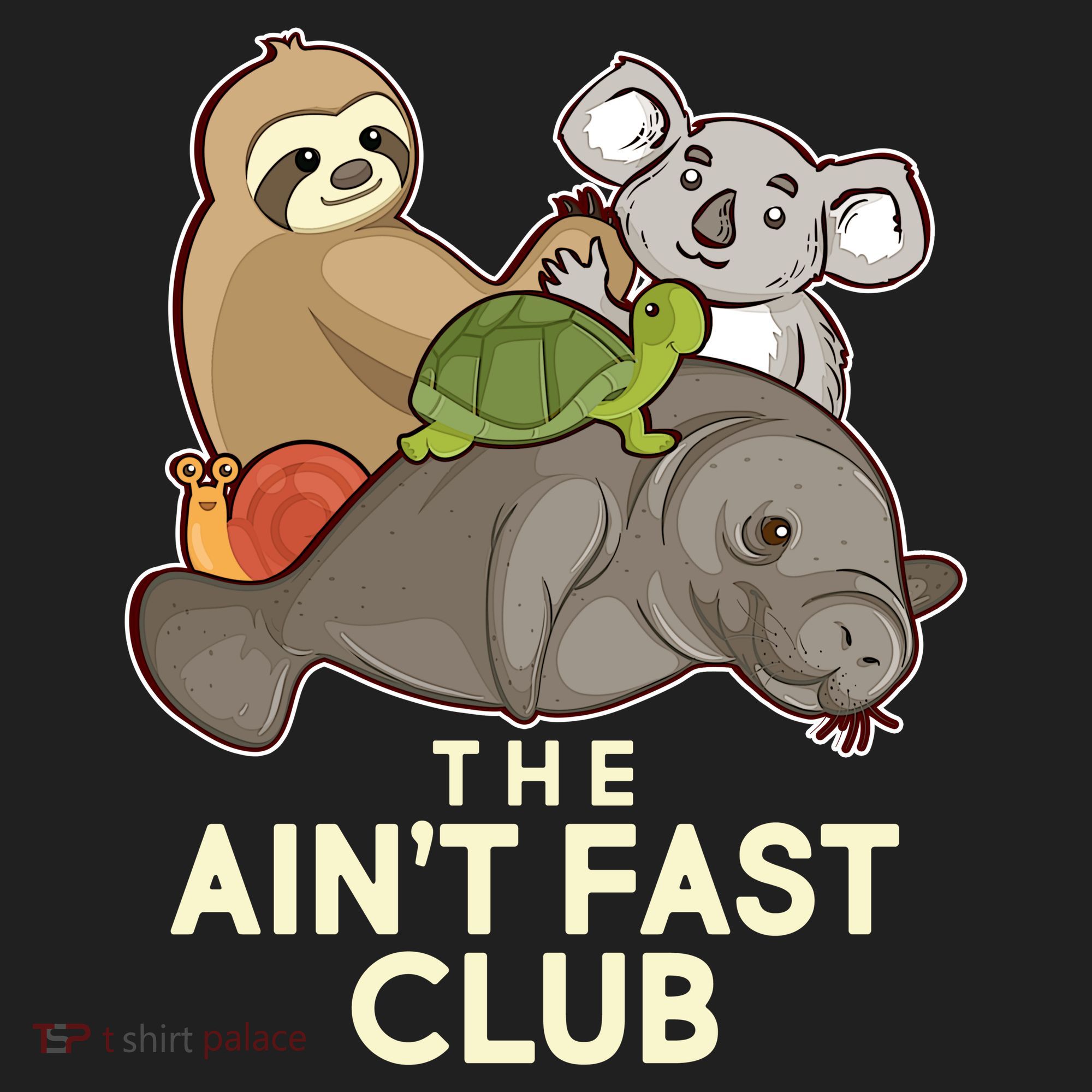 Ain't Fast Club Funny Animal Golf Towel