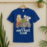 Ain't Fast Club Funny Animal T-Shirt thumb 2