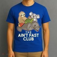Ain't Fast Club Funny Animal T-Shirt thumb 3