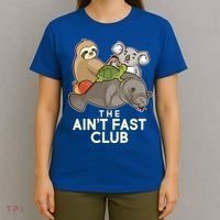 Ain't Fast Club Funny Animal T-Shirt thumb 4