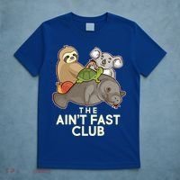 Ain't Fast Club Funny Animal T-Shirt thumb 5