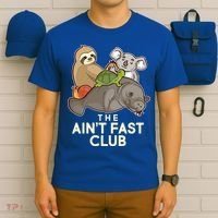 Ain't Fast Club Funny Animal T-Shirt thumb 6