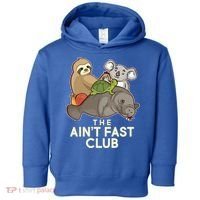 Ain't Fast Club Funny Animal Toddler Hoodie thumb 0