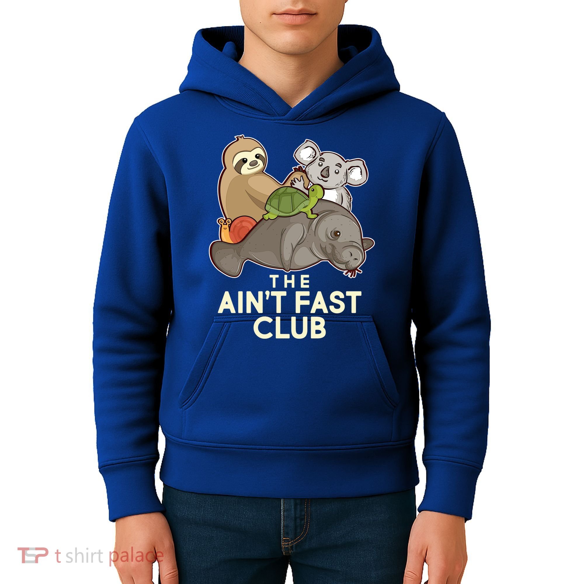 Ain't Fast Club Funny Animal Kids Hoodie