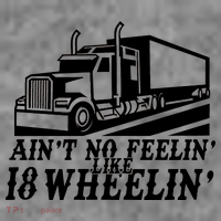 Ain't No Feelin' Like 18 Wheelin' Women's Hoodie thumb 2