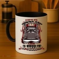 Ain't No Feeling Like 18 Wheeling Coffee Mug thumb 4