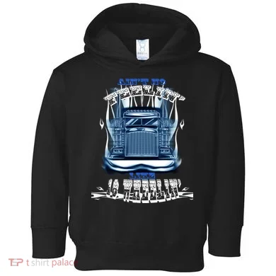 Ain't No Feeling Like 18 Wheeling Toddler Hoodie