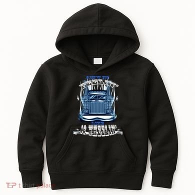 Ain't No Feeling Like 18 Wheeling Kids Hoodie