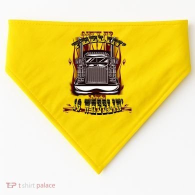 Ain't No Feeling Like 18 Wheeling USA-Made Doggie Bandana