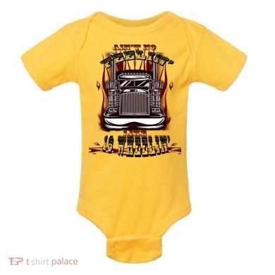 Ain't No Feeling Like 18 Wheeling Baby Bodysuit