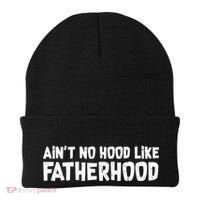 Ain't No Hood Like Fatherhood Beanie thumb 0