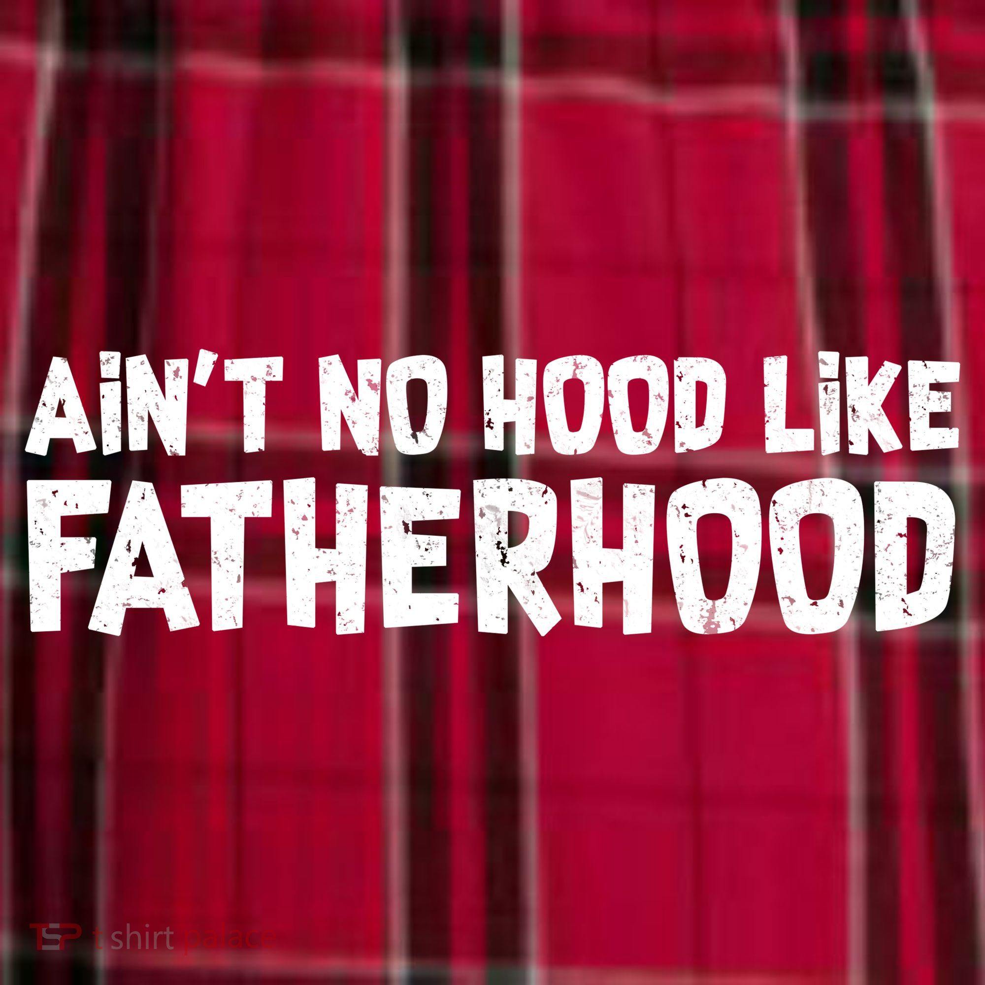 Ain't No Hood Like Fatherhood Women's Flannel Plaid Pajama Pants