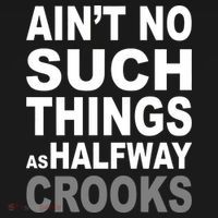 Ain't No Such Thing As Halfway Crooks USA-Made Doggie Bandana thumb 2