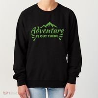 Adventure Is Out There Mountain Camping Women's Sweatshirt thumb 0