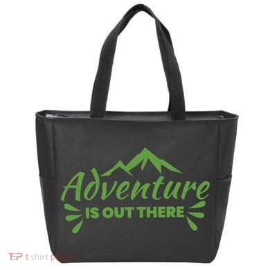 Adventure Is Out There Mountain Camping Tote Bag