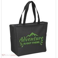Adventure Is Out There Mountain Camping Tote Bag thumb 2