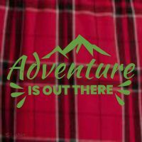 Adventure Is Out There Mountain Camping Women's Flannel Plaid Pajama Pants thumb 2