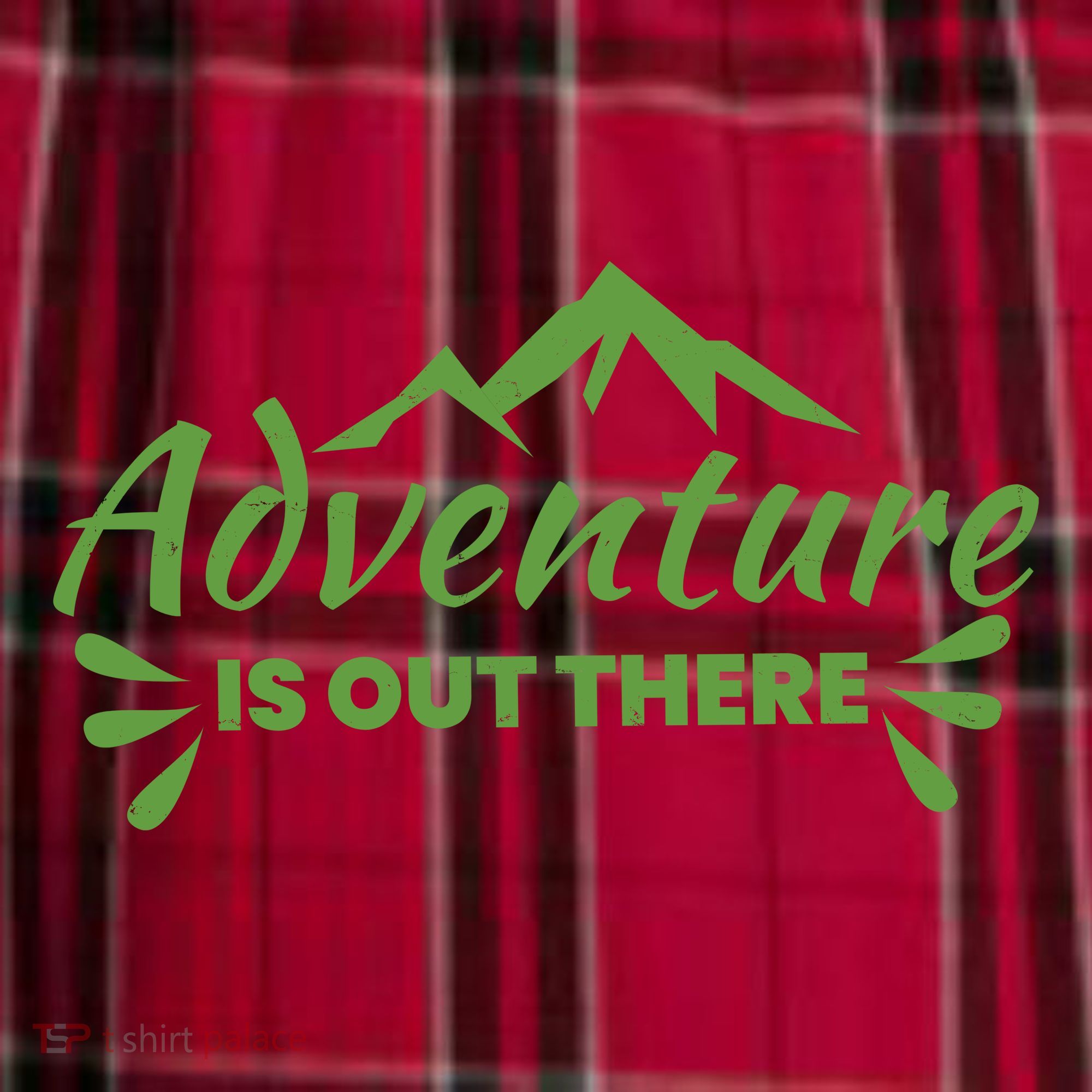 Adventure Is Out There Mountain Camping Women's Flannel Plaid Pajama Pants