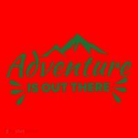 Adventure Is Out There Mountain Camping Santa Hat thumb 1