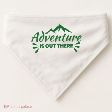 Adventure Is Out There Mountain Camping USA-Made Doggie Bandana
