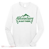Adventure Is Out There Mountain Camping Long Sleeve Shirt thumb 0