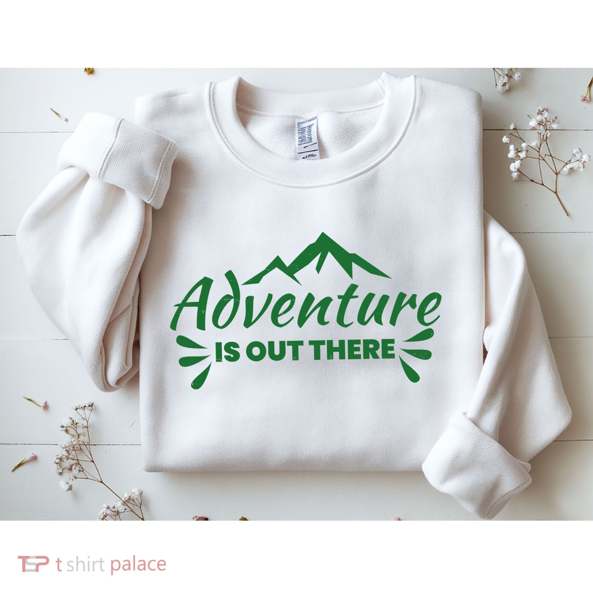 Adventure Is Out There Mountain Camping Sweatshirt