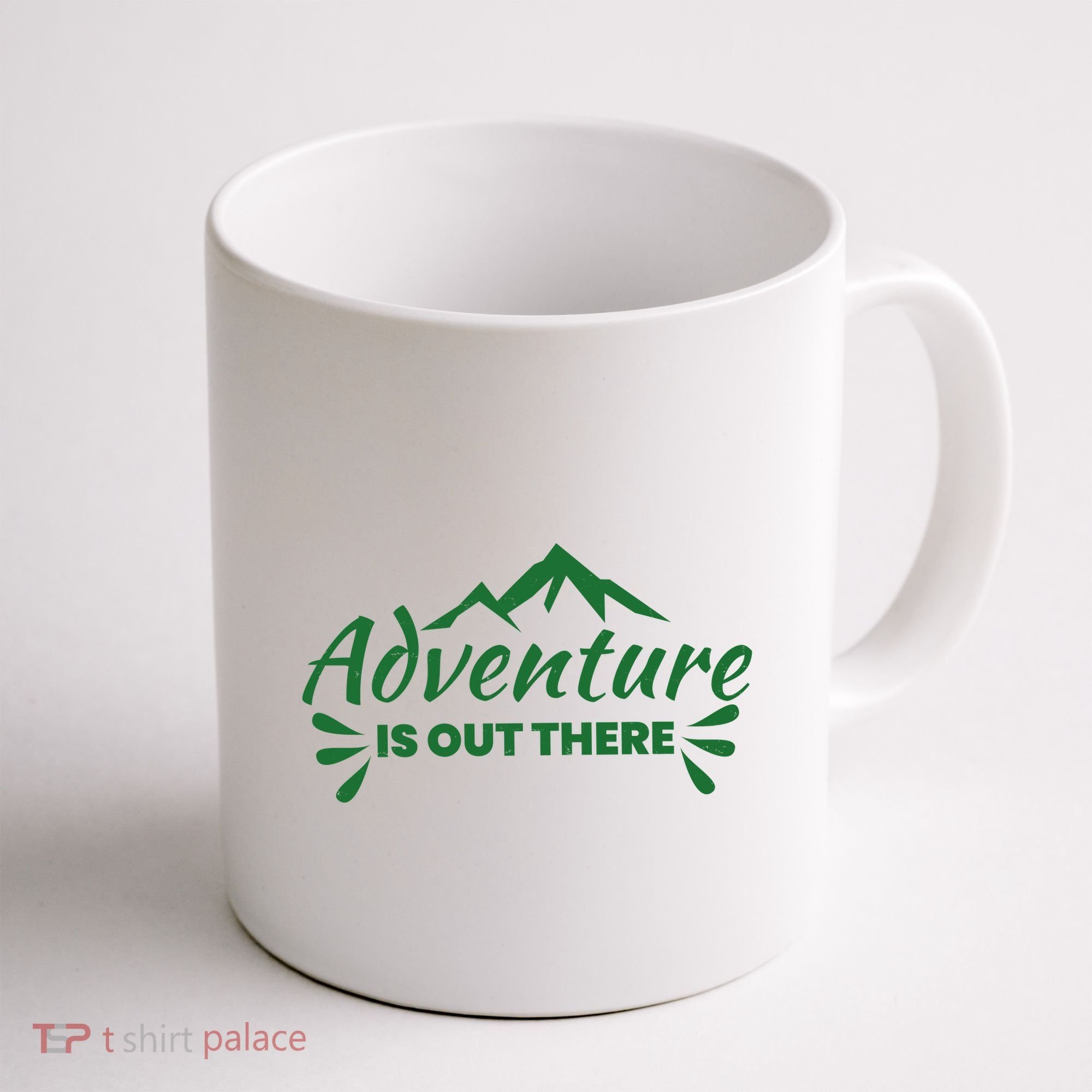 Adventure Is Out There Mountain Camping Coffee Mug