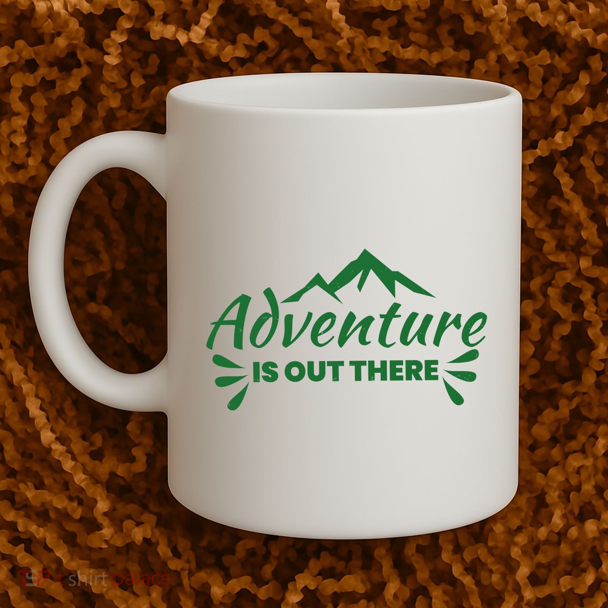Adventure Is Out There Mountain Camping Coffee Mug