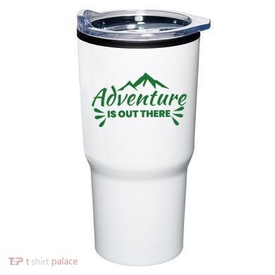 Adventure Is Out There Mountain Camping Tumbler