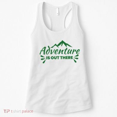 Adventure Is Out There Mountain Camping Women's Tank Top
