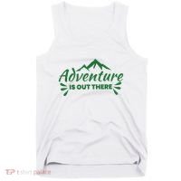 Adventure Is Out There Mountain Camping Tank Top thumb 0