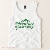 Adventure Is Out There Mountain Camping Tank Top thumb 2