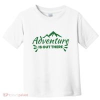 Adventure Is Out There Mountain Camping Toddler T-Shirt thumb 0