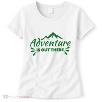 Adventure Is Out There Mountain Camping Women's T-Shirt thumb 0