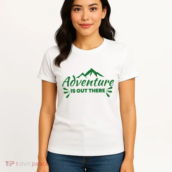 Adventure Is Out There Mountain Camping Women's T-Shirt