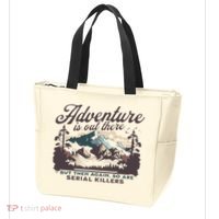 Adventure Is Out There And So Is Serial Killer Tote Bag thumb 3
