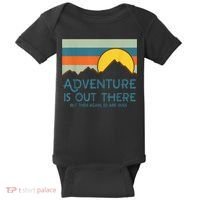 Adventure Is Out There But Then Again So Are Bugs Baby Bodysuit thumb 0