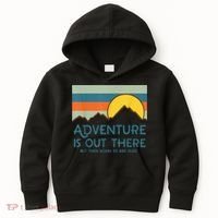 Adventure Is Out There But Then Again So Are Bugs Kids Hoodie thumb 0