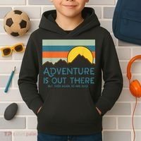 Adventure Is Out There But Then Again So Are Bugs Kids Hoodie thumb 2
