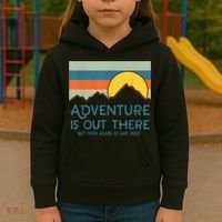 Adventure Is Out There But Then Again So Are Bugs Kids Hoodie thumb 3