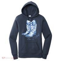 Am I Okay Boot Cowgirl Coquette Bow Women's Hoodie thumb 0