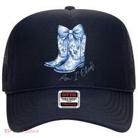 Am I Okay Boot Cowgirl Coquette Bow Hat thumb 0