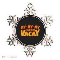 AyAyAy Im On Vacay Summer Vacation Tropical Beach Ornament thumb 0