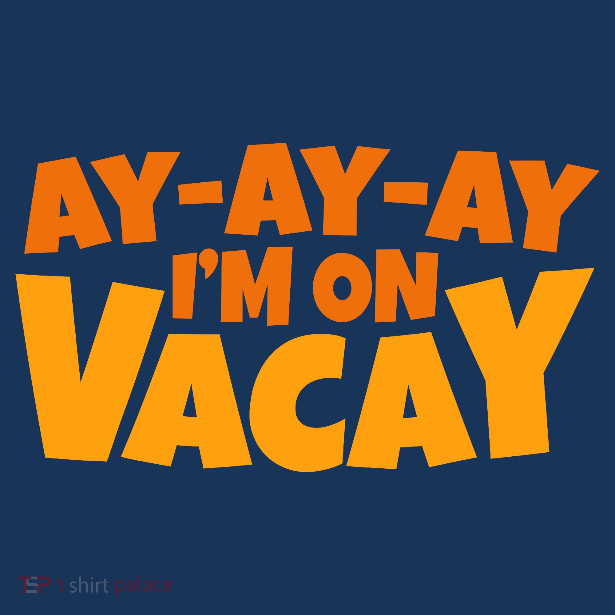 AyAyAy Im On Vacay Summer Vacation Tropical Beach Beanie
