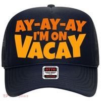 AyAyAy Im On Vacay Summer Vacation Tropical Beach Hat thumb 0