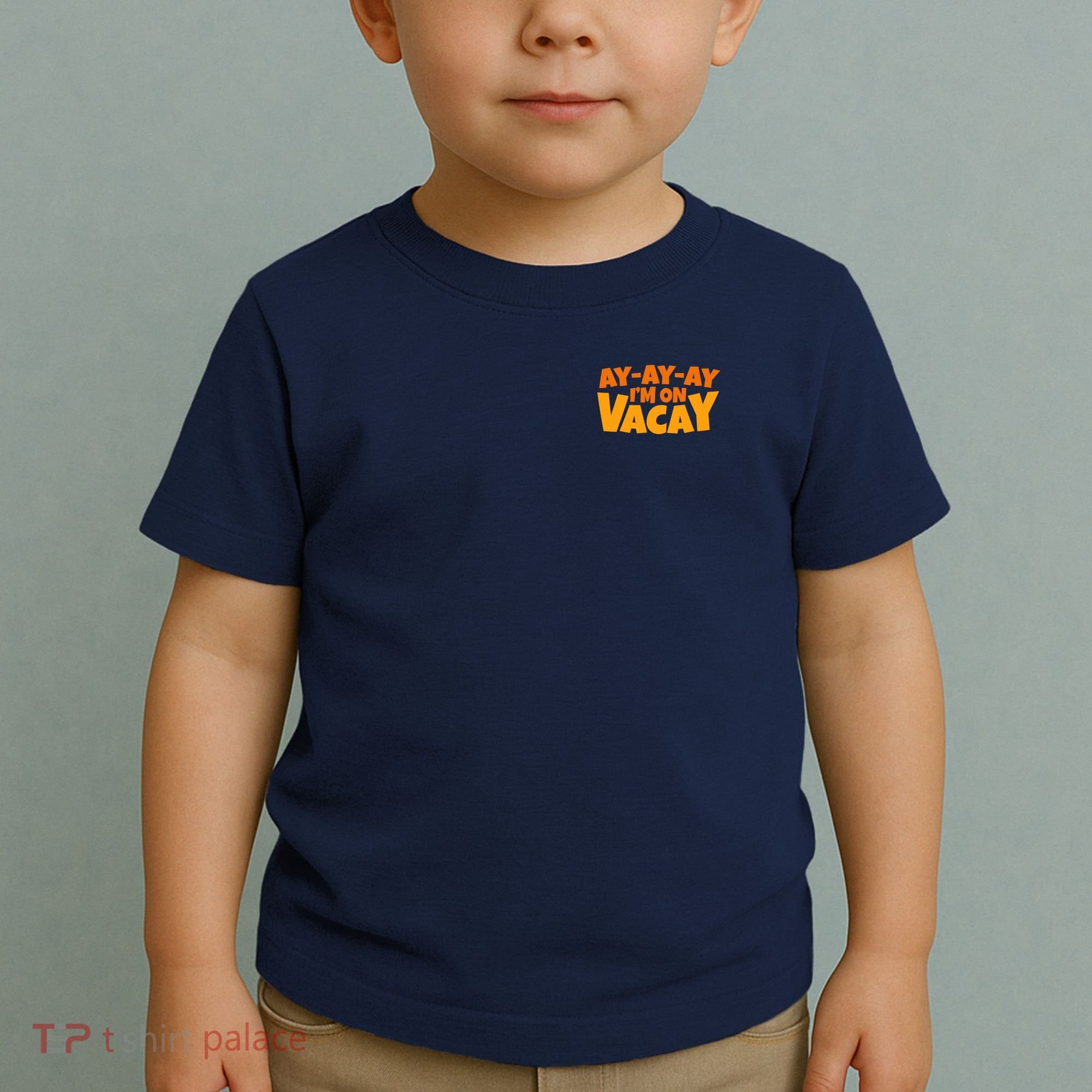 AyAyAy Im On Vacay Summer Vacation Tropical Beach Toddler T-Shirt