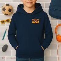 AyAyAy Im On Vacay Summer Vacation Tropical Beach Kids Hoodie thumb 2