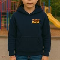 AyAyAy Im On Vacay Summer Vacation Tropical Beach Kids Hoodie thumb 3